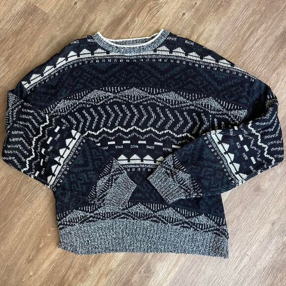 Michael Gerald vintage wool mens grandpa sweater - Picture 1 of 5